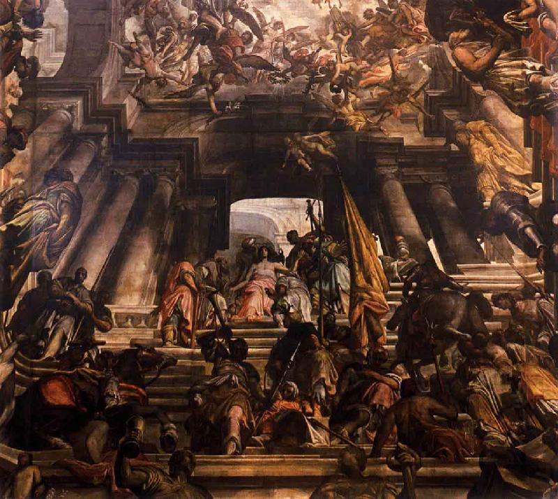 Giovanni Antonio Fumiani Martyrdom and Glory of St Pantaleon oil painting image